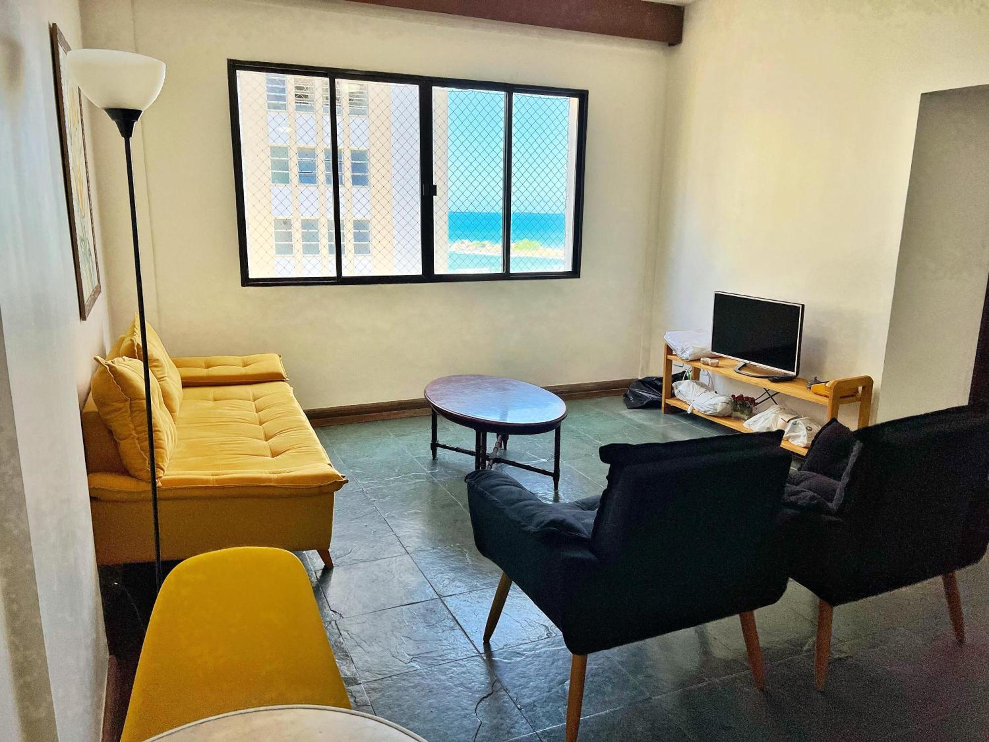 Apartamento 4 Quartos, 3 Banheiros, Vista Para O Mar Pitangueiras, Sacada, 1 Vaga De Garagem, Apenas 50 Metros Do Mar Guarujá Zewnętrze zdjęcie