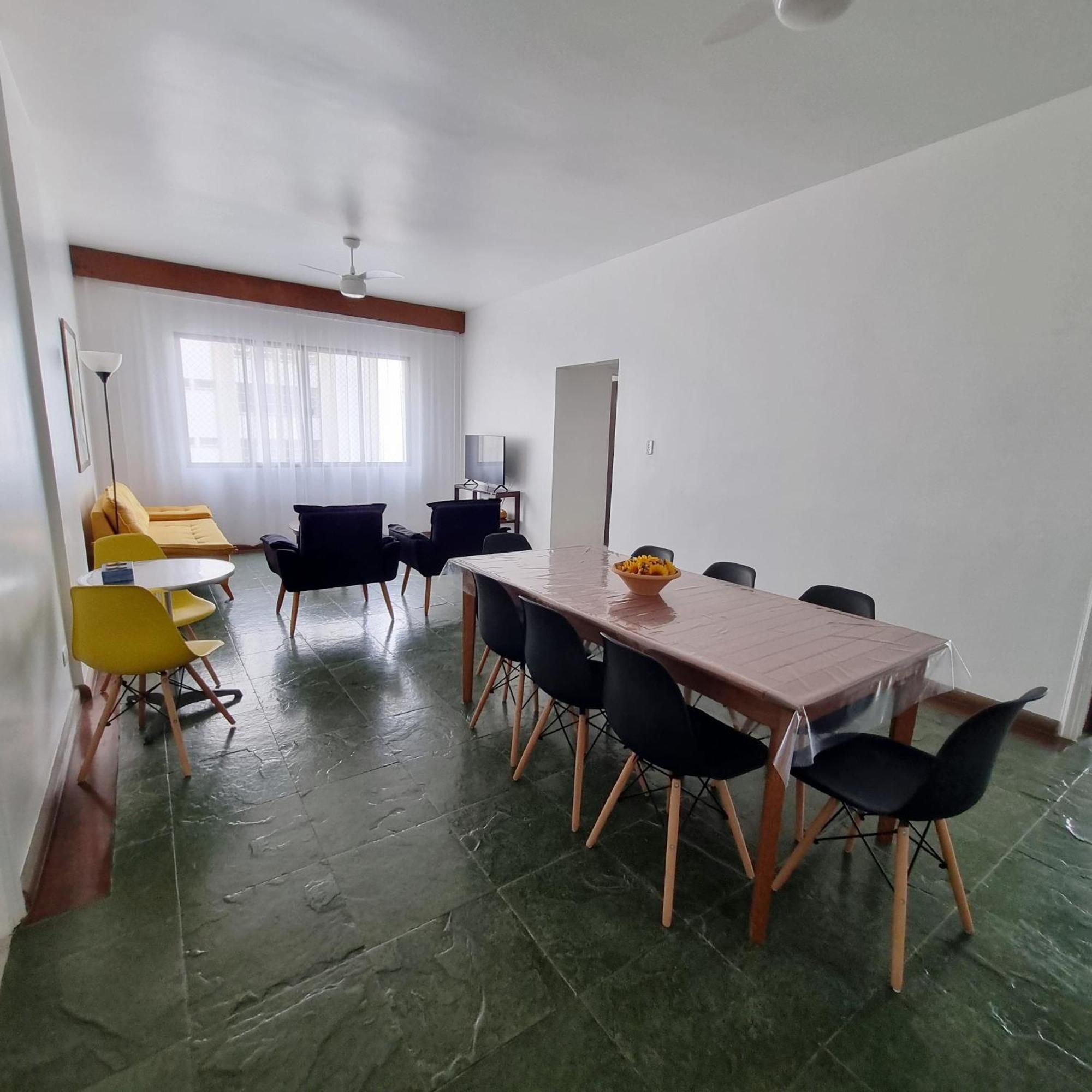 Apartamento 4 Quartos, 3 Banheiros, Vista Para O Mar Pitangueiras, Sacada, 1 Vaga De Garagem, Apenas 50 Metros Do Mar Guarujá Zewnętrze zdjęcie